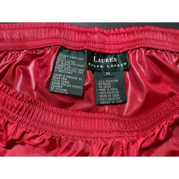 Ralph Lauren LRL RED Windbreaker L Jacket M Pants Suit Nylon Sweat Track Set - Picture 15 of 15